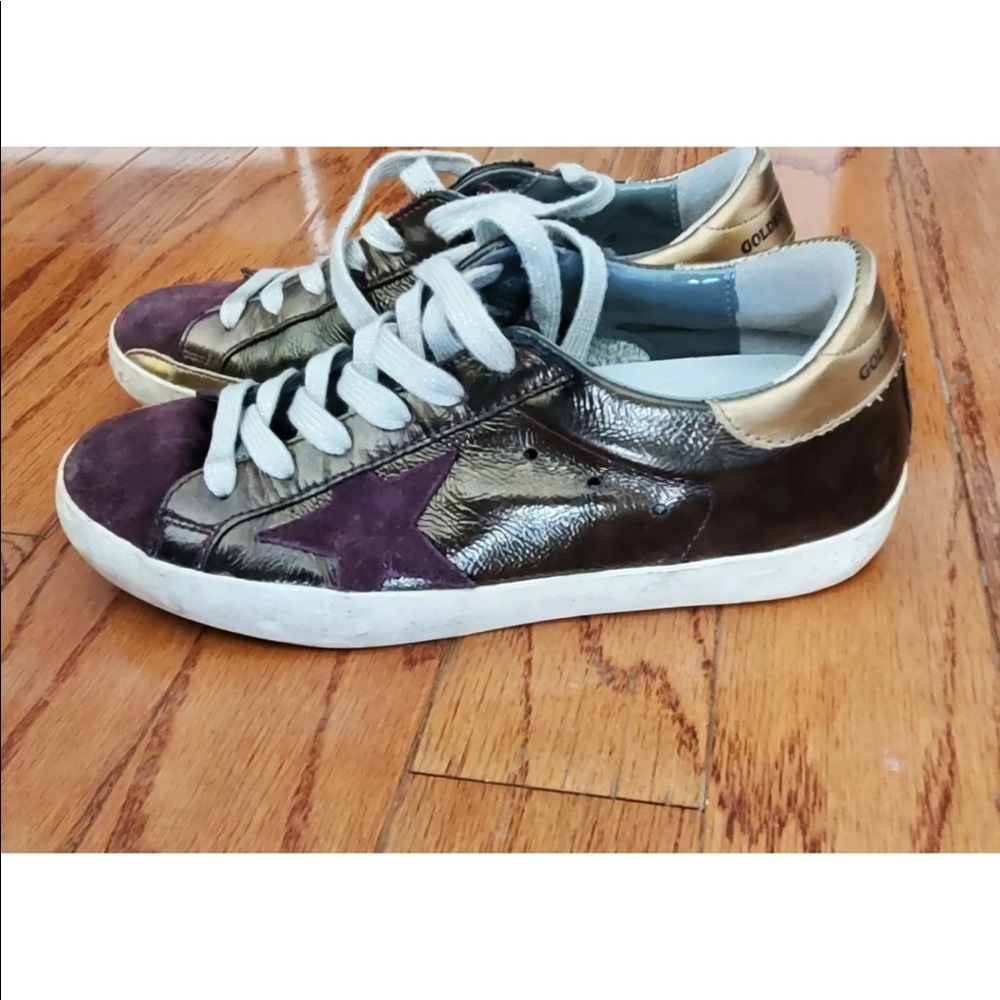 Golden Goose Patent and Suede